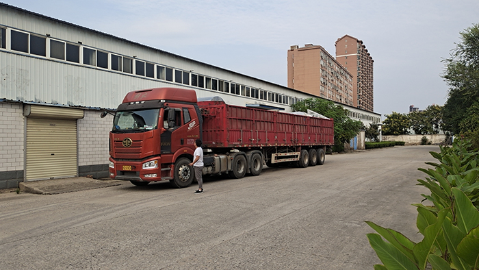 帶烘干薯類淀粉設備麗星已完成備貨發車湖南